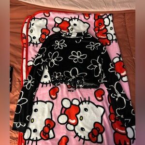 Black Floral Crop Top